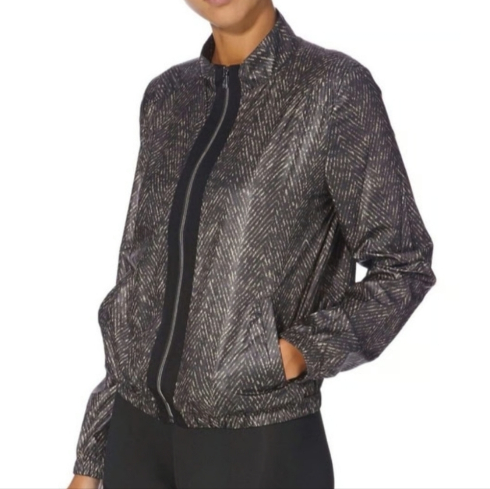 HEROINE SPORT Lightweight Bomber Windbreaker Jacket Athletic Running Workout XS